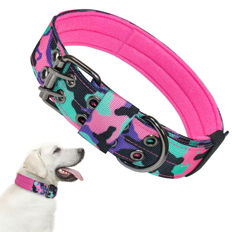 Adjustable Size Gear Collar Leash Dog Chain Belt